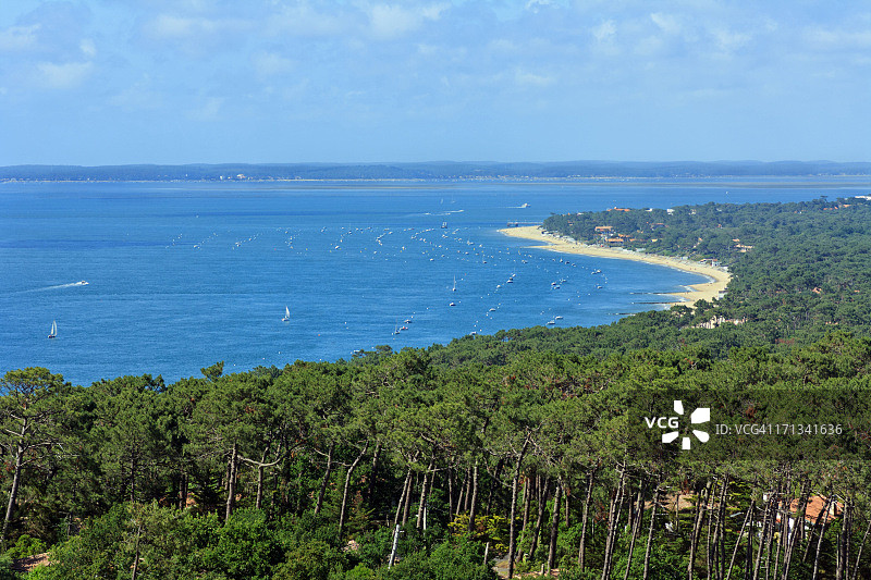 阿尔卡雄盆地皮拉沙丘图片素材