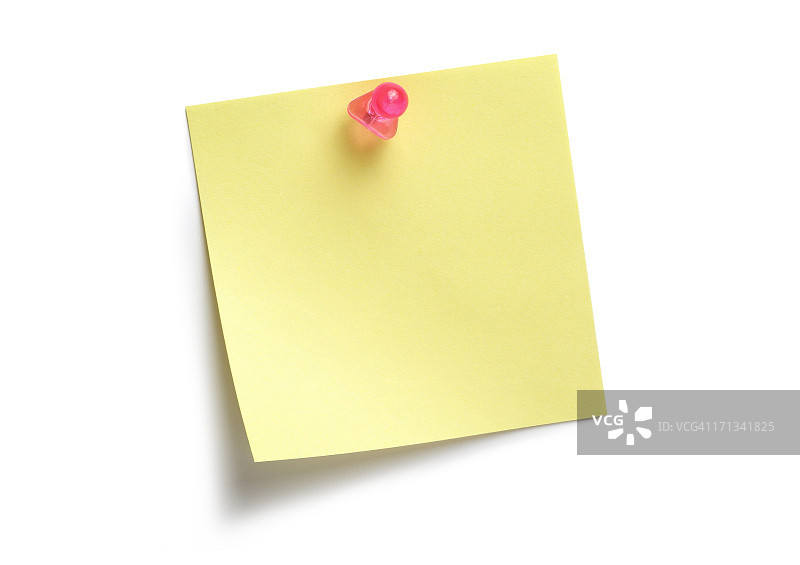 黄色便利贴图片素材