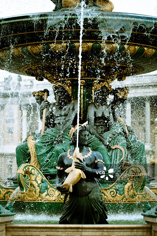 协和广场喷泉 - 超大尺寸图片素材