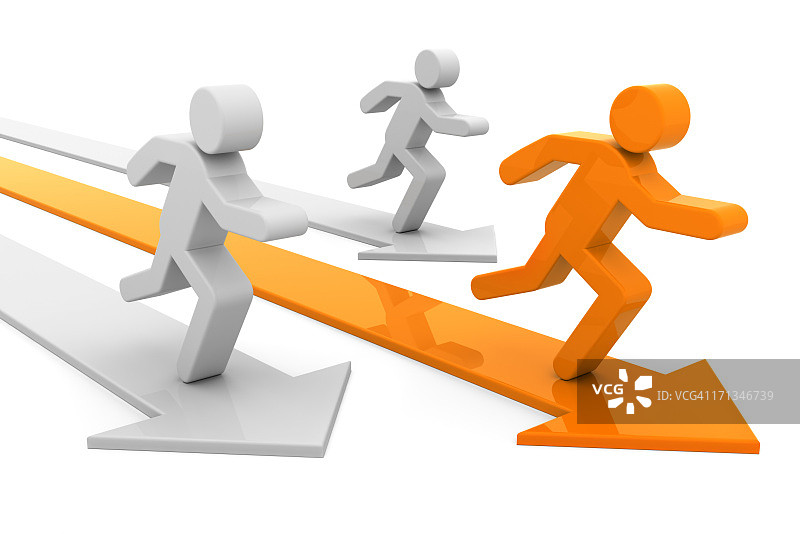 从人群中脱颖而出图片素材