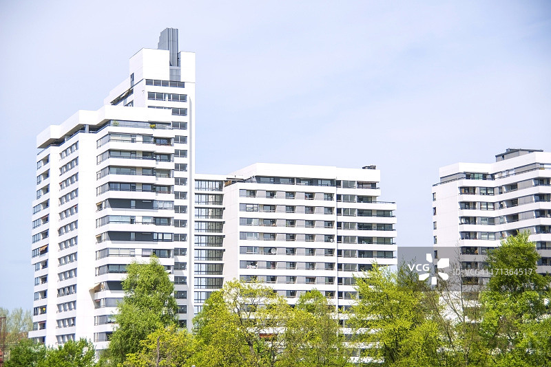摩天大楼多户住宅图片素材