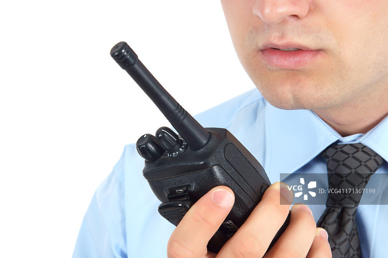 年轻的安保人员图片素材