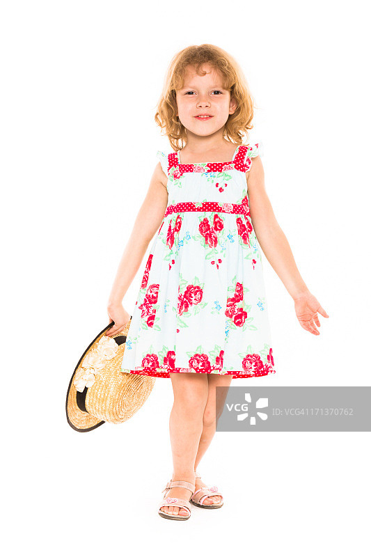 有趣的可爱小女孩图片素材