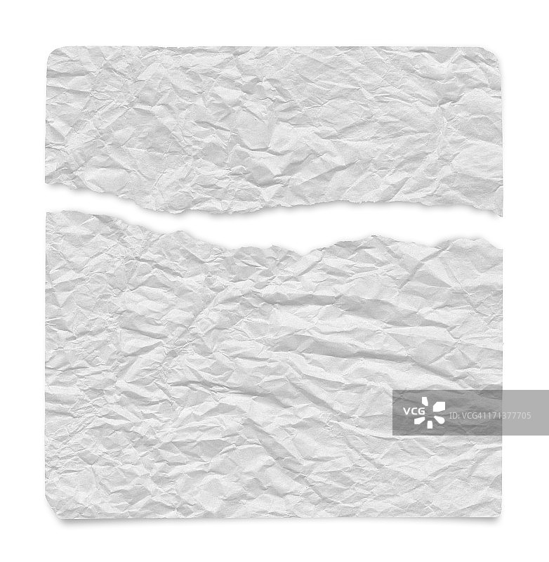 破旧的白色皱纹纸图片素材