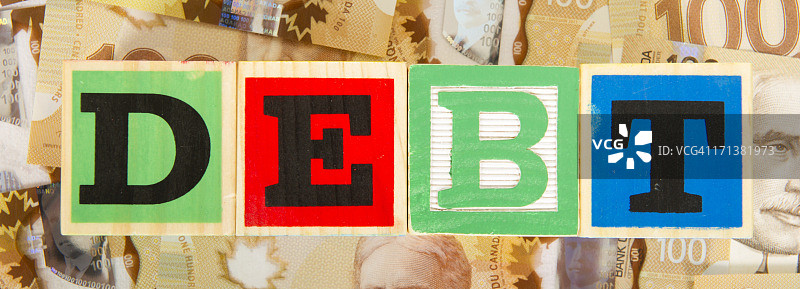 加拿大债务图片素材