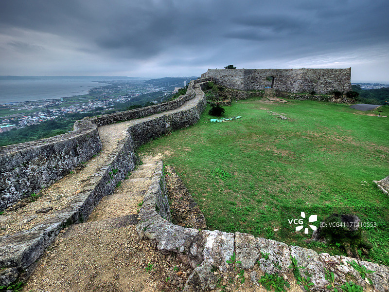 冲绳中城城迹图片素材