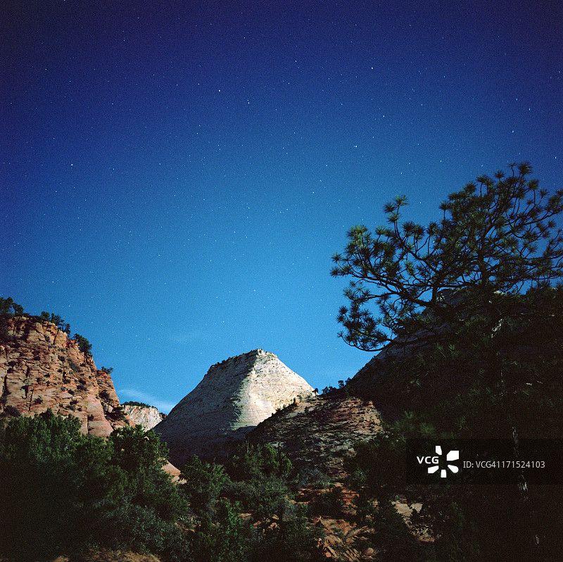 夜间棋盘 Mesa图片素材