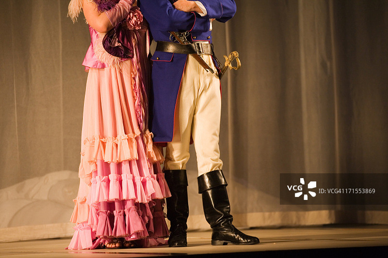 舞台上的歌剧表演图片素材