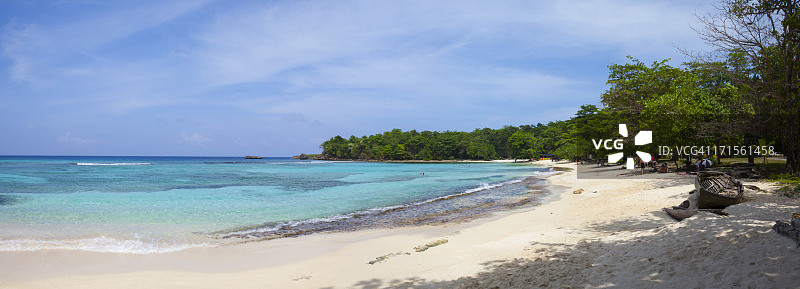 威尼弗雷德海滩的优美景色图片素材