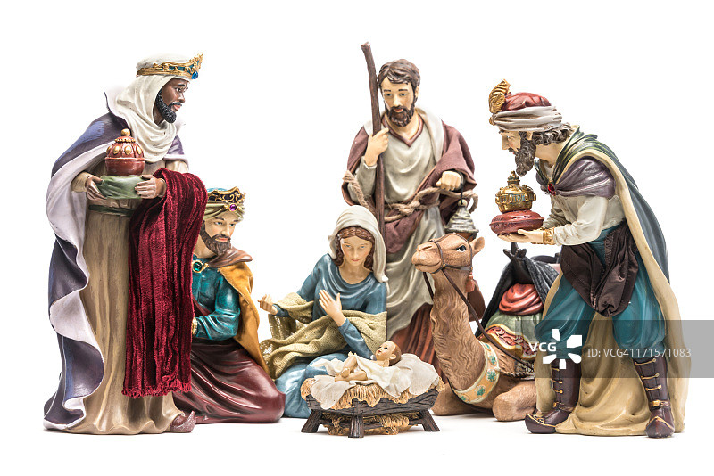 基督诞生的场景图片素材