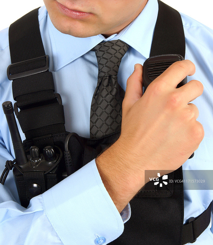 年轻的安保人员图片素材