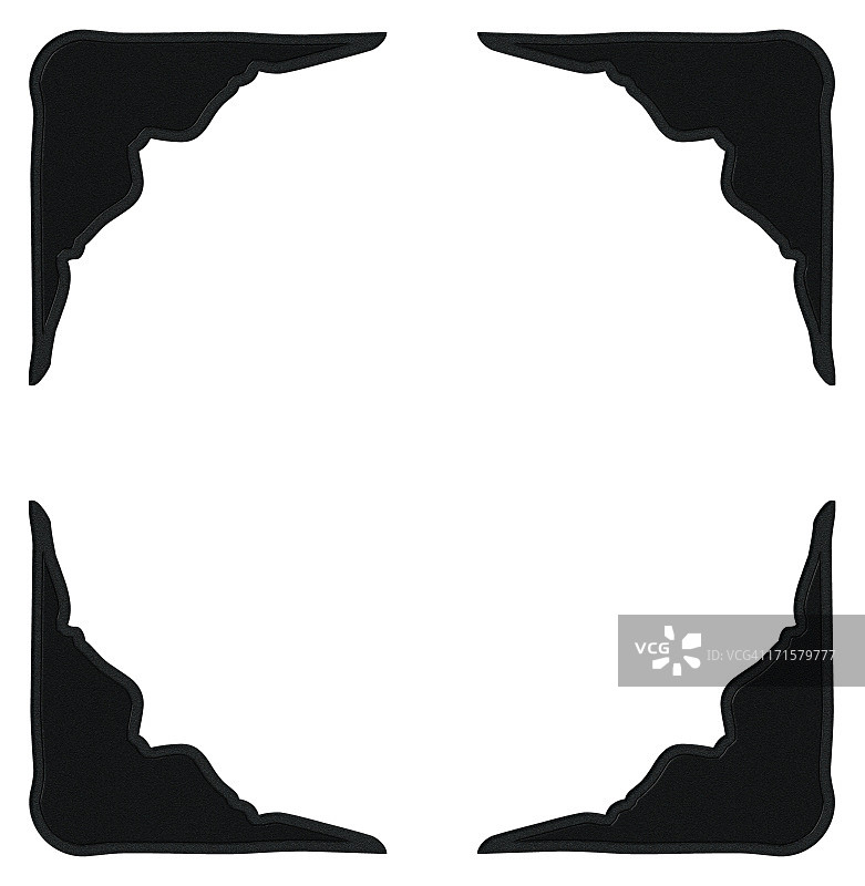 角落（裁剪路径）图片素材