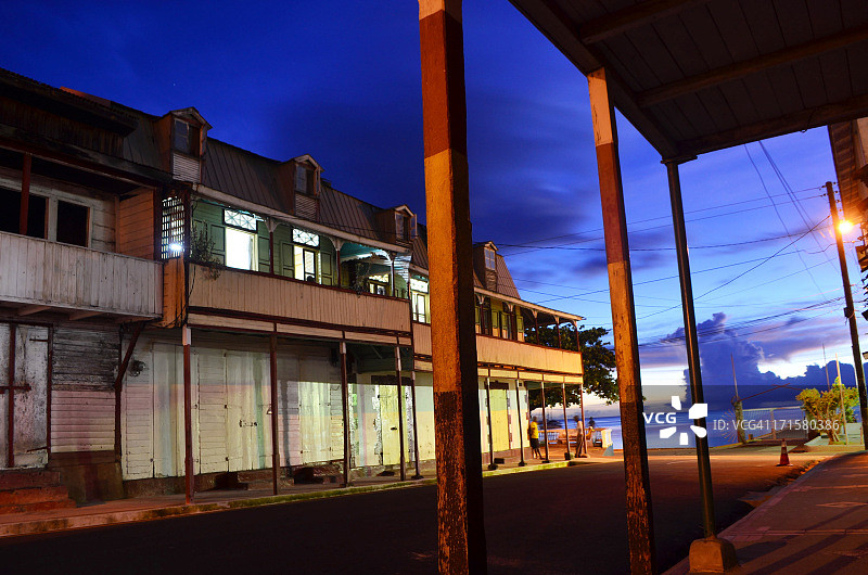 圣卢西亚苏弗里耶尔古镇图片素材