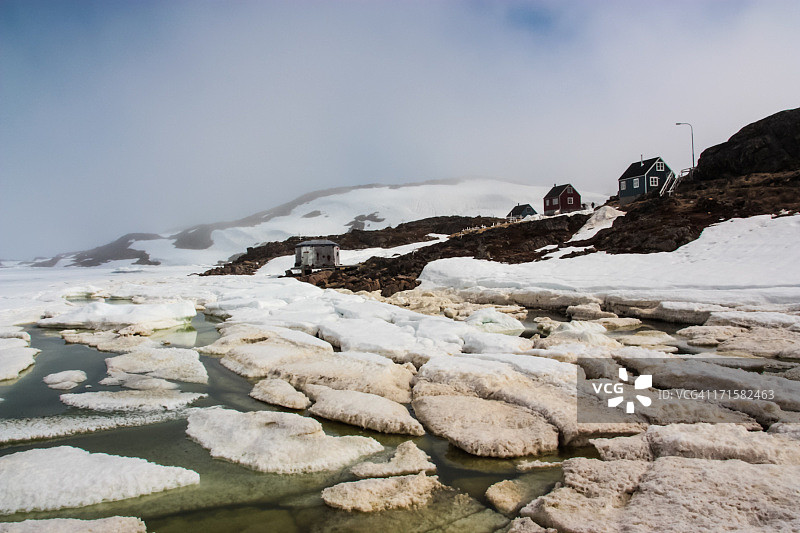 冰融化图片素材