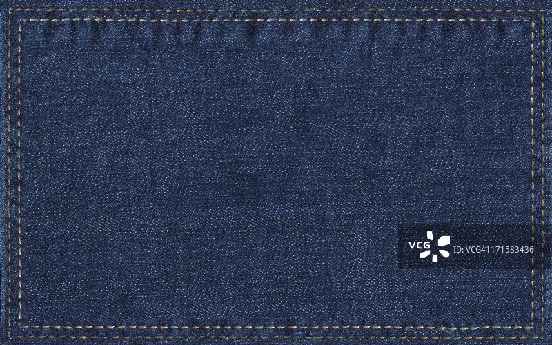 牛仔布标签图片素材
