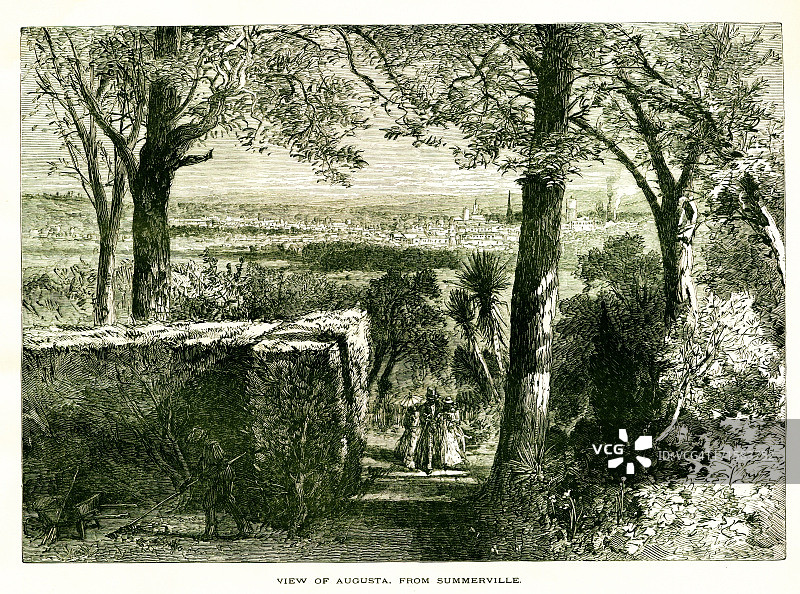 佐治亚州奥古斯塔风光图片素材