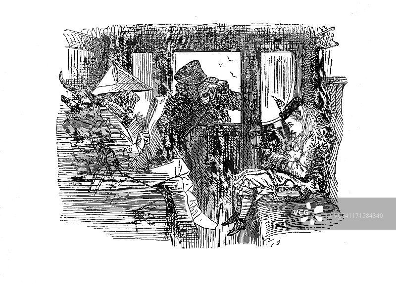 爱丽丝梦游仙境：镜中奇缘图片素材