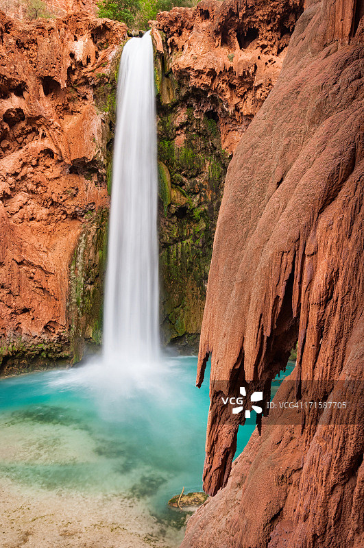 哈瓦苏峡谷的穆尼瀑布图片素材