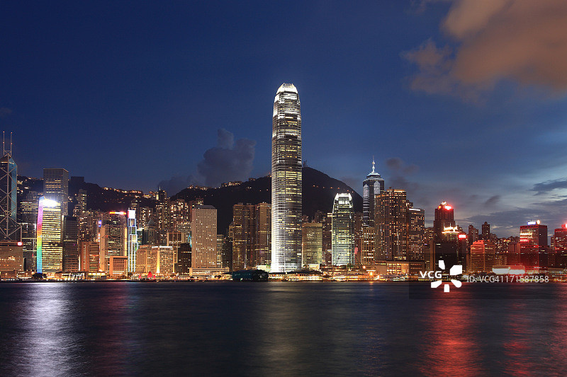 中国香港夜景图片素材