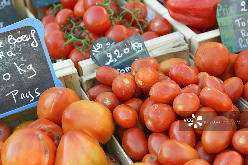 市场上的西红柿图片素材