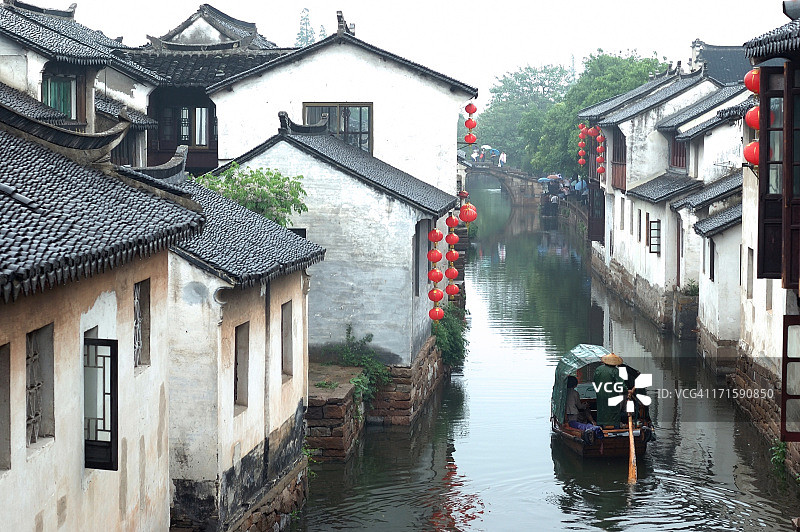 中国传统小镇图片素材