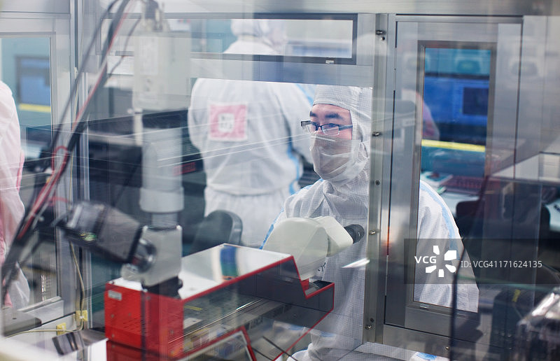 中国上海加工厂的质量控制图片素材