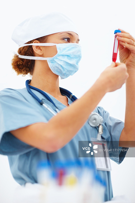 工作中专业病理学家图片素材