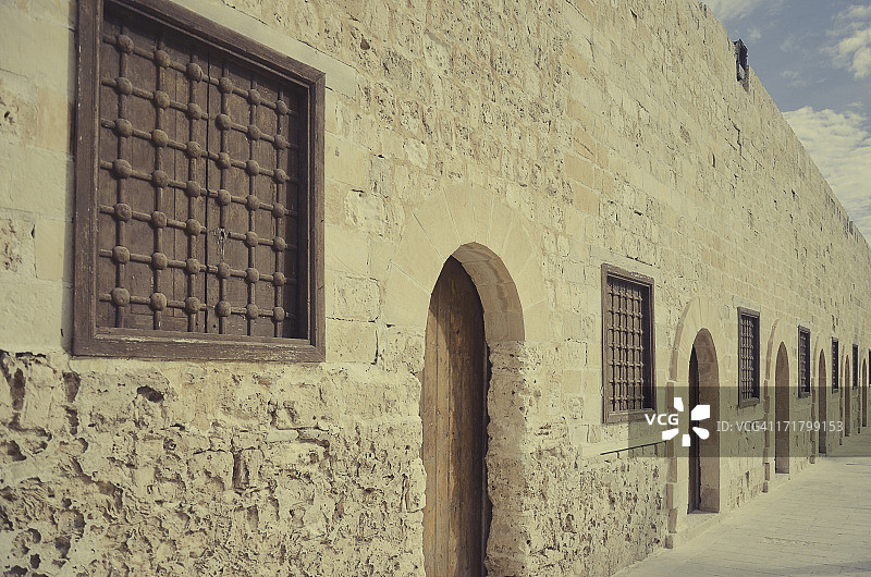 亚历山大 Qaitbay 的古老住宅图片素材