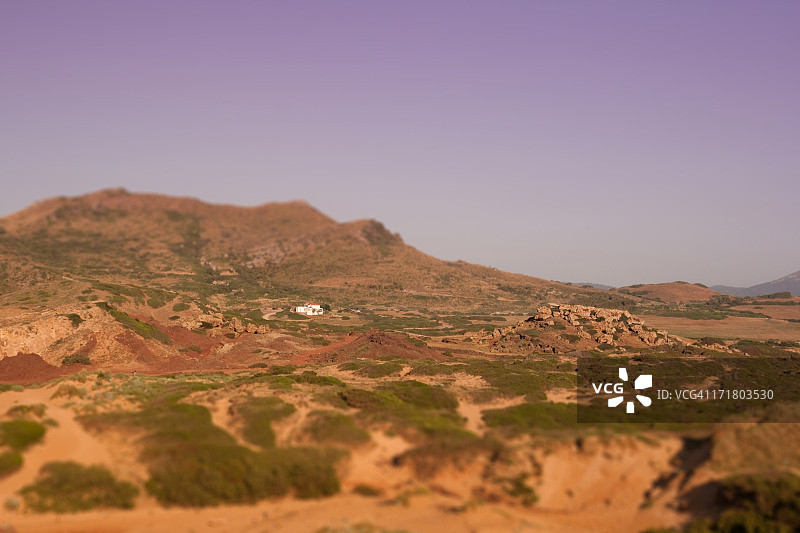 梅诺卡岛的普雷贡达海湾风光图片素材