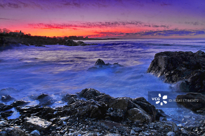 肯纳邦克港的黎明图片素材