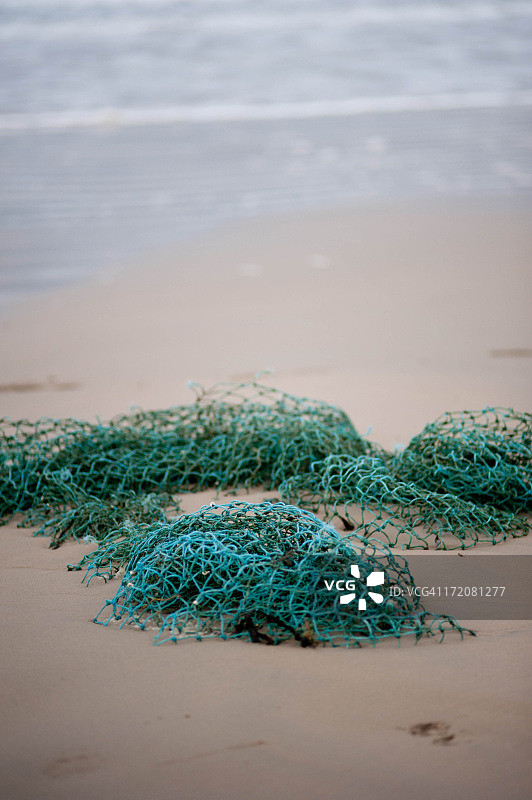 渔网，邓尼特海滩，凯思内斯图片素材