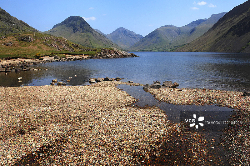湖区荒原水域图片素材