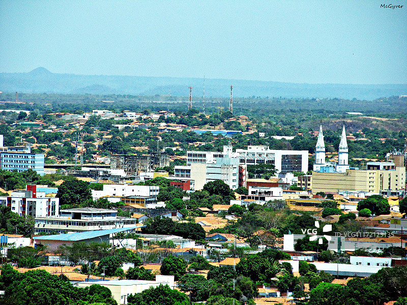 特雷西纳斜拉桥观景台图片素材