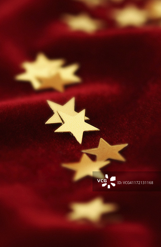 金色圣诞星图片素材