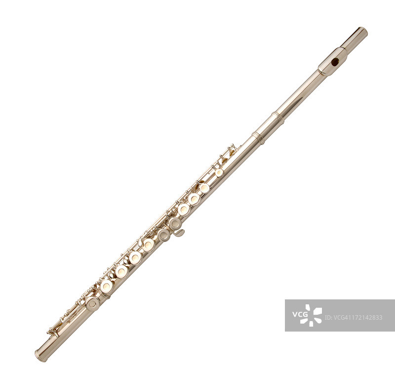 带小路的银笛图片素材