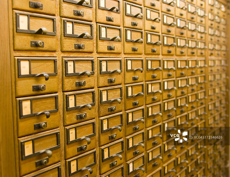 卡片目录图片素材