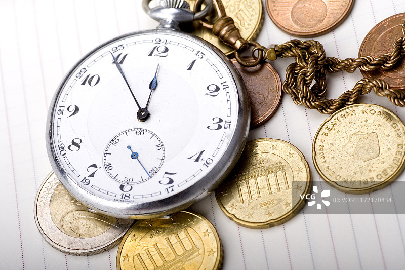 时间就是金钱-彩色图片素材