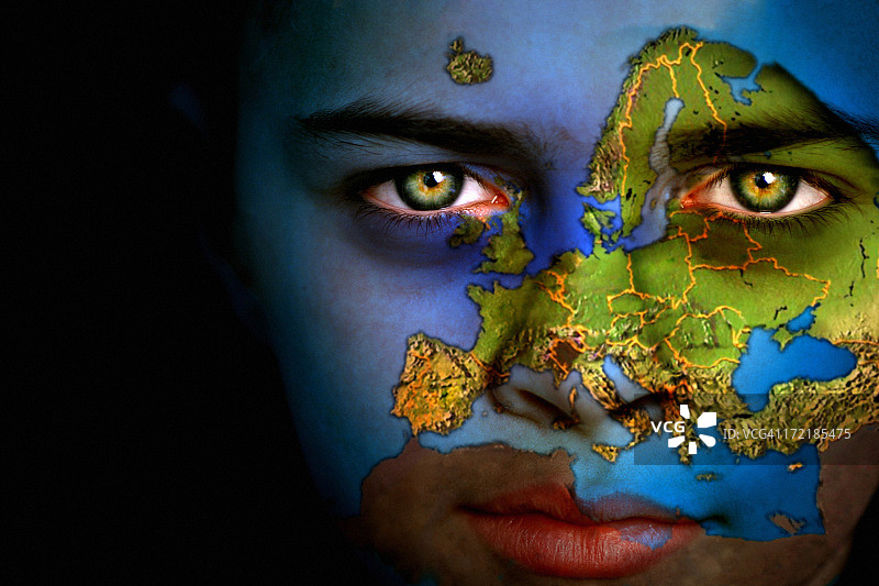 地球男孩-欧洲图片素材