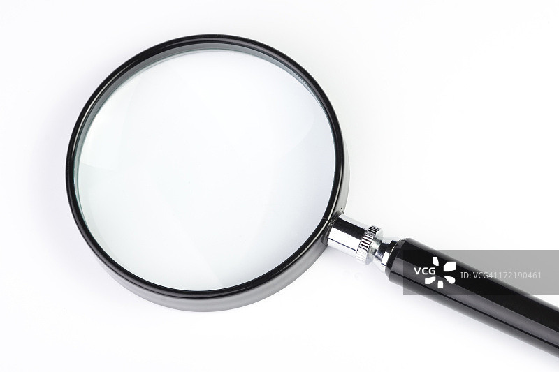黑色放大镜图片素材