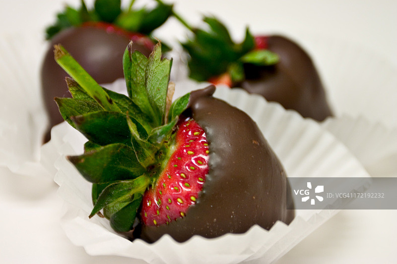 巧克力草莓图片素材