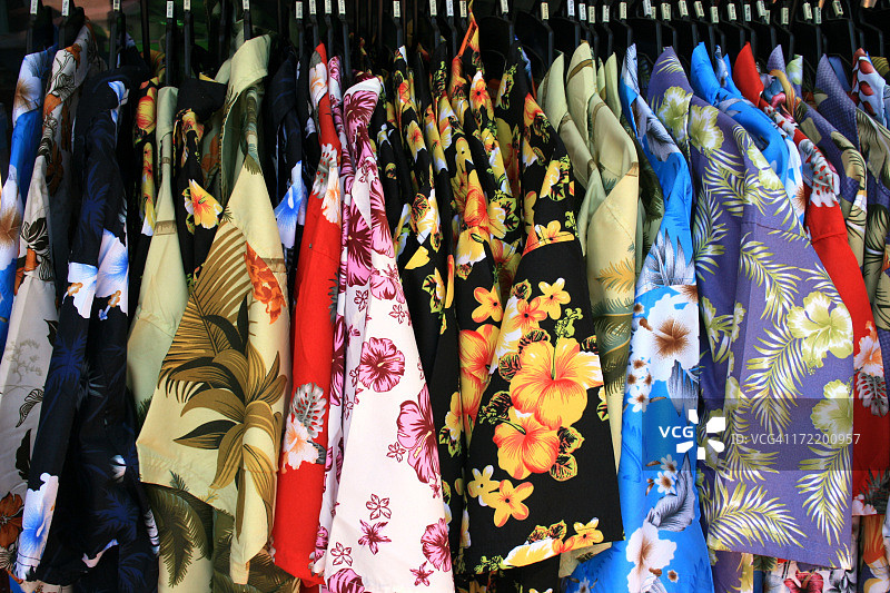 夏威夷衬衫图片素材