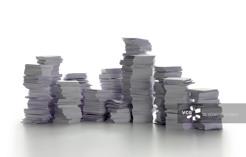 成堆的纸张，官僚主义（系列）图片素材