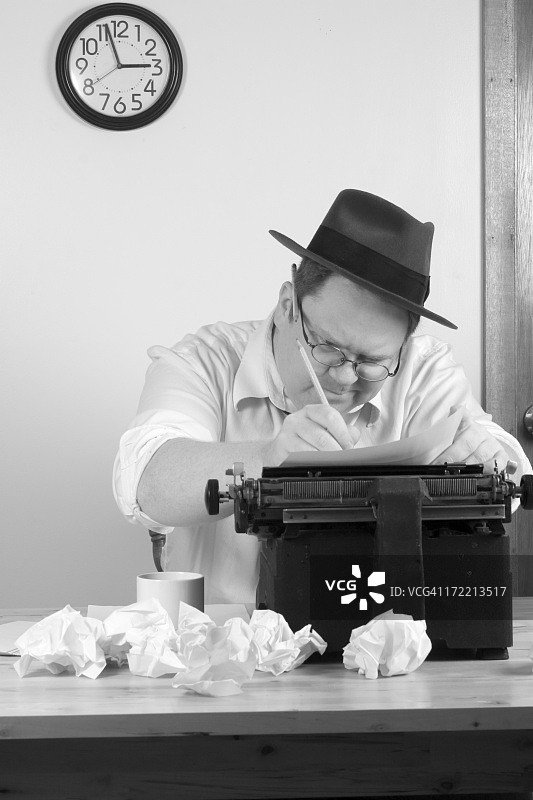 1940年代的辛勤工作场景图片素材