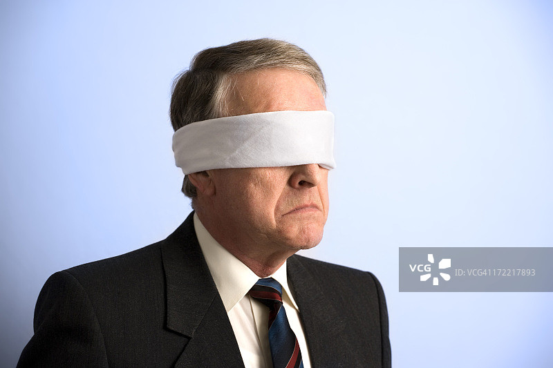 失明的商人图片素材