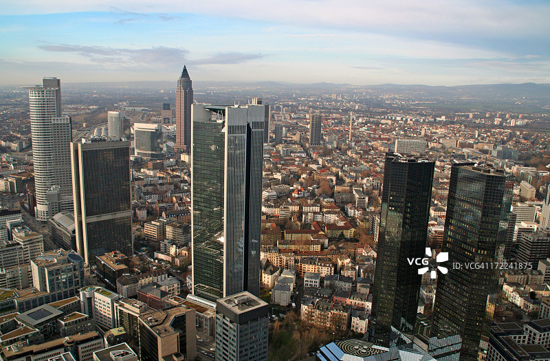 现代城市鸟瞰图II图片素材