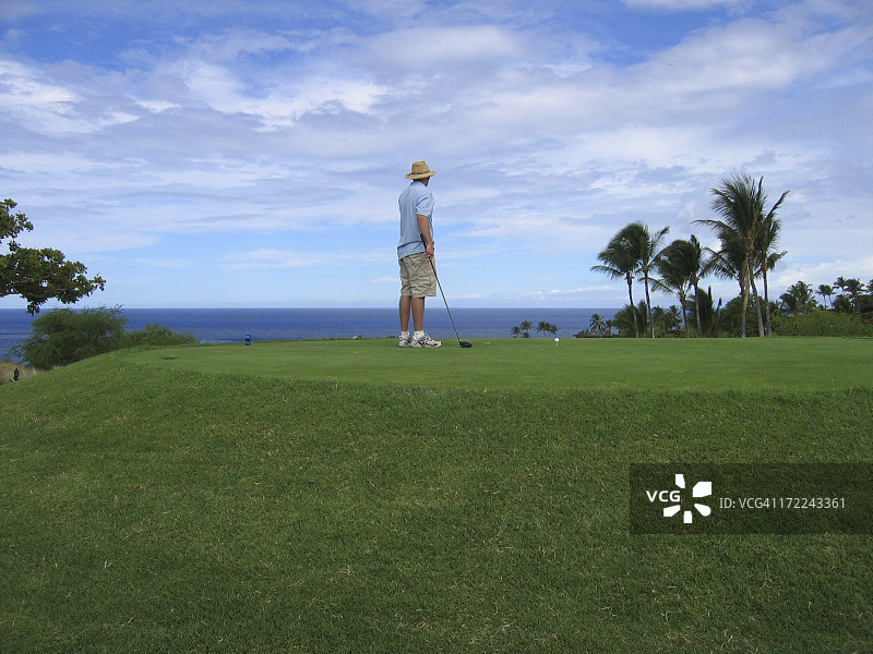 夏威夷高尔夫球场图片素材
