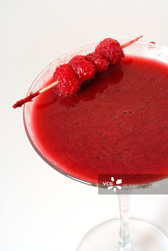 覆盆子马提尼图片素材