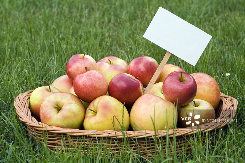 篮子里的苹果图片素材
