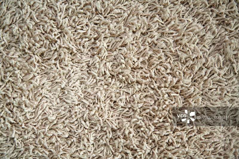 复古白色长毛地毯图片素材