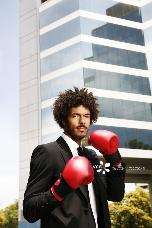 拳击商人图片素材
